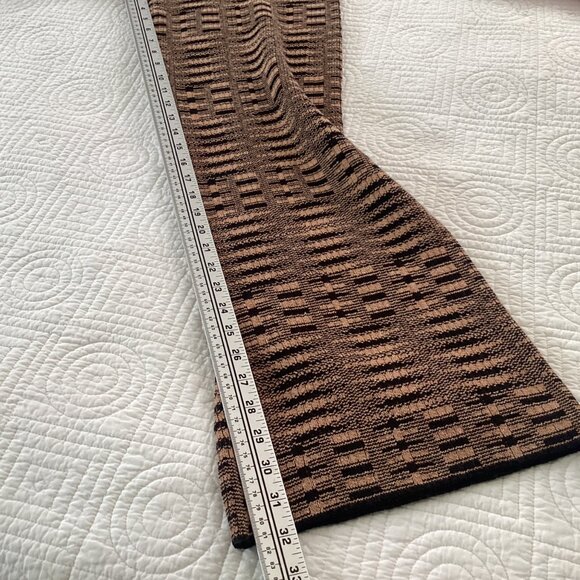 NWT Free People X Mandinga Knit Flared Pants Size L Geometric High-Waisted Boho - Picture 6 of 14